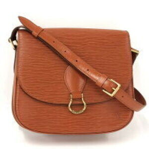 LOUIS VUITTON Saint Cloud Shoulder Bag Epi Leather